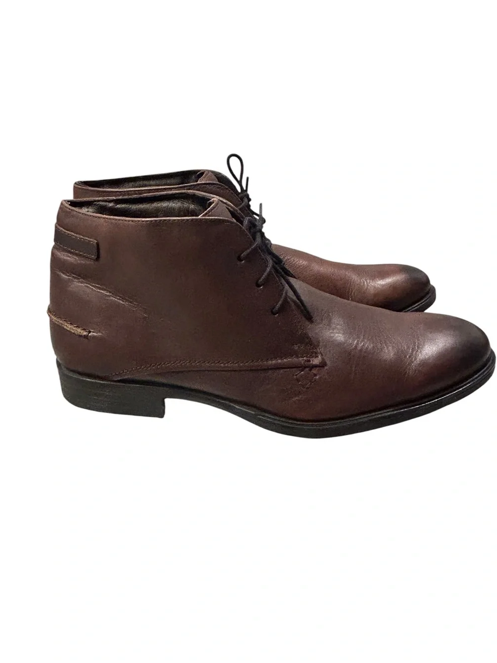 Bostonian Mid Lace Up Cukka Leather Boots Men’s 11 Casual Business‎ Men’s